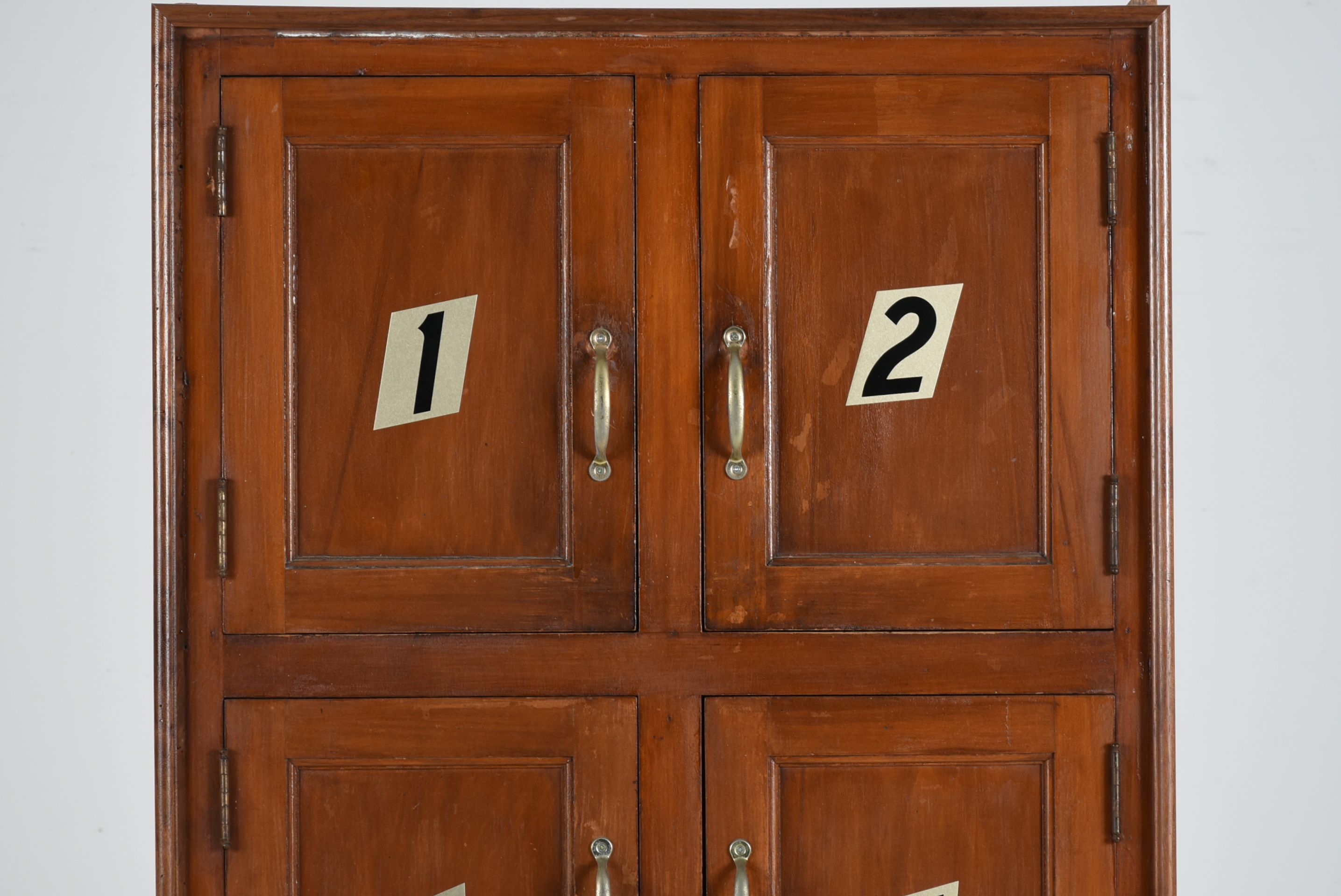 Wooden Locker Storage Cabinet