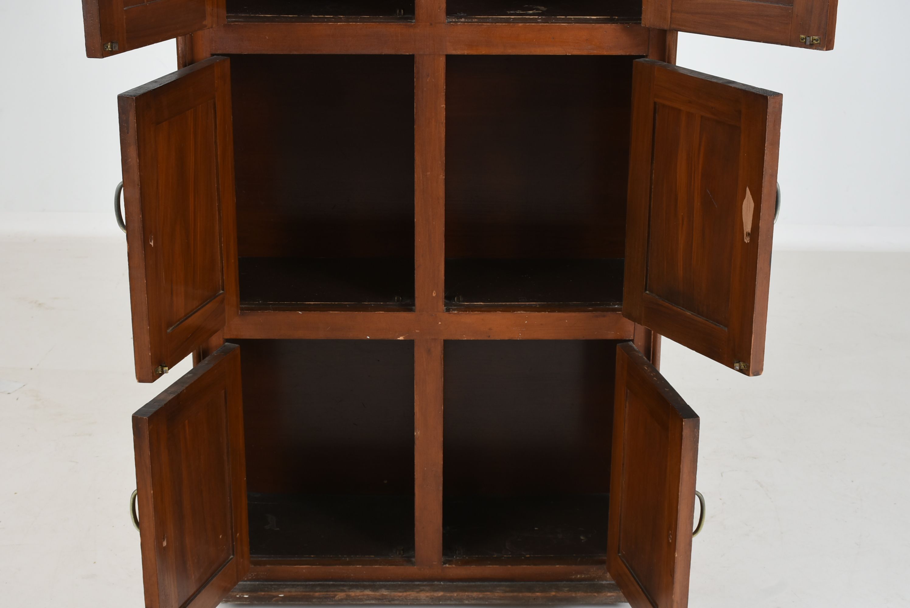 Wooden Locker Storage Cabinet