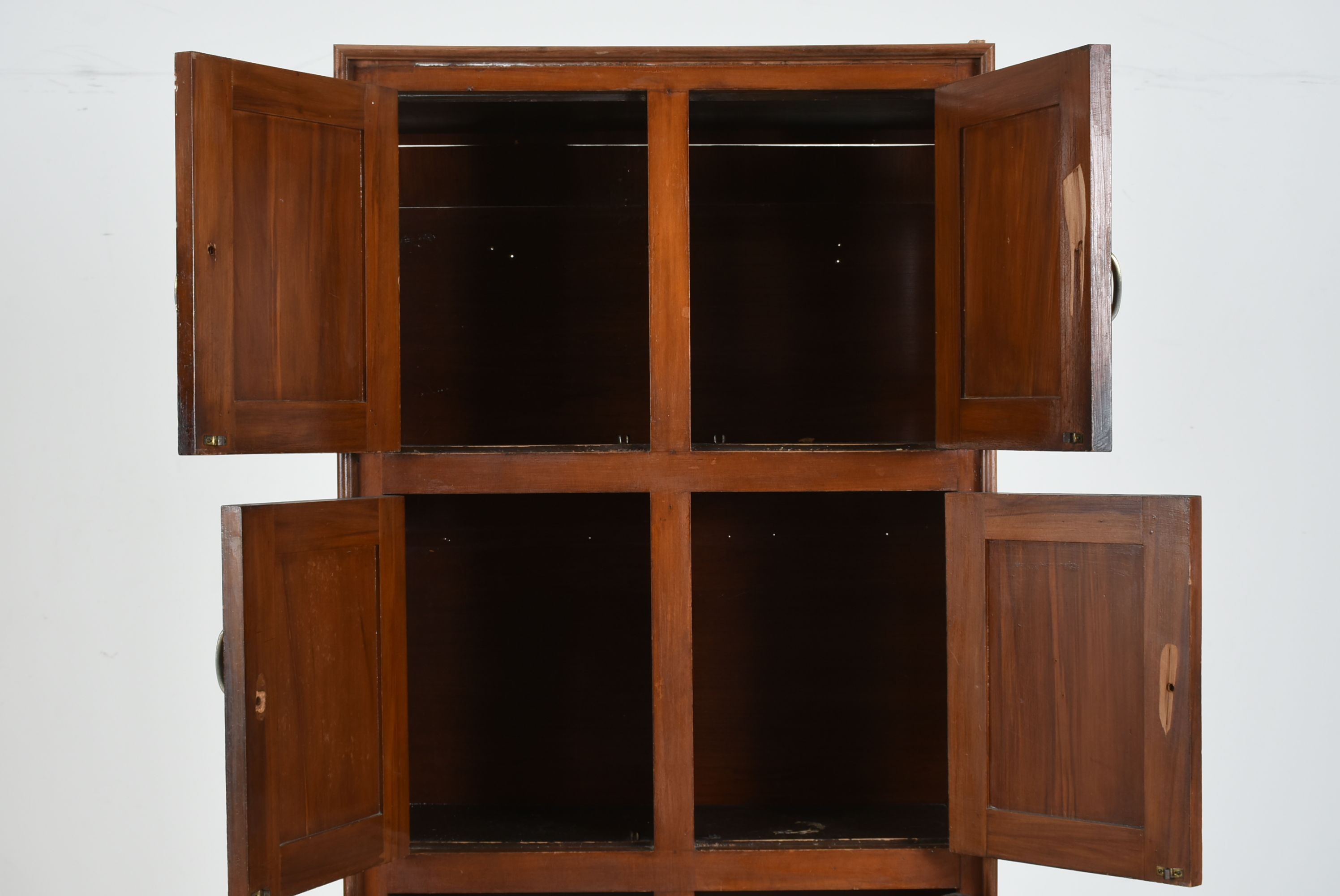 Wooden Locker Storage Cabinet