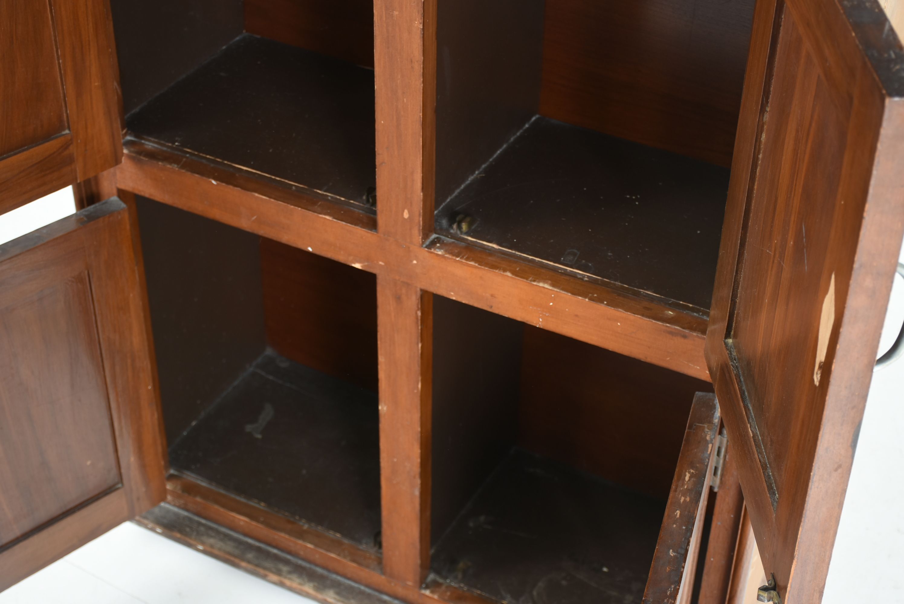 Wooden Locker Storage Cabinet