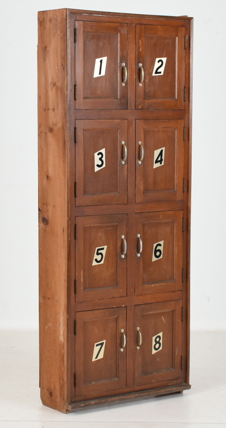 Wooden Locker Storage Cabinet