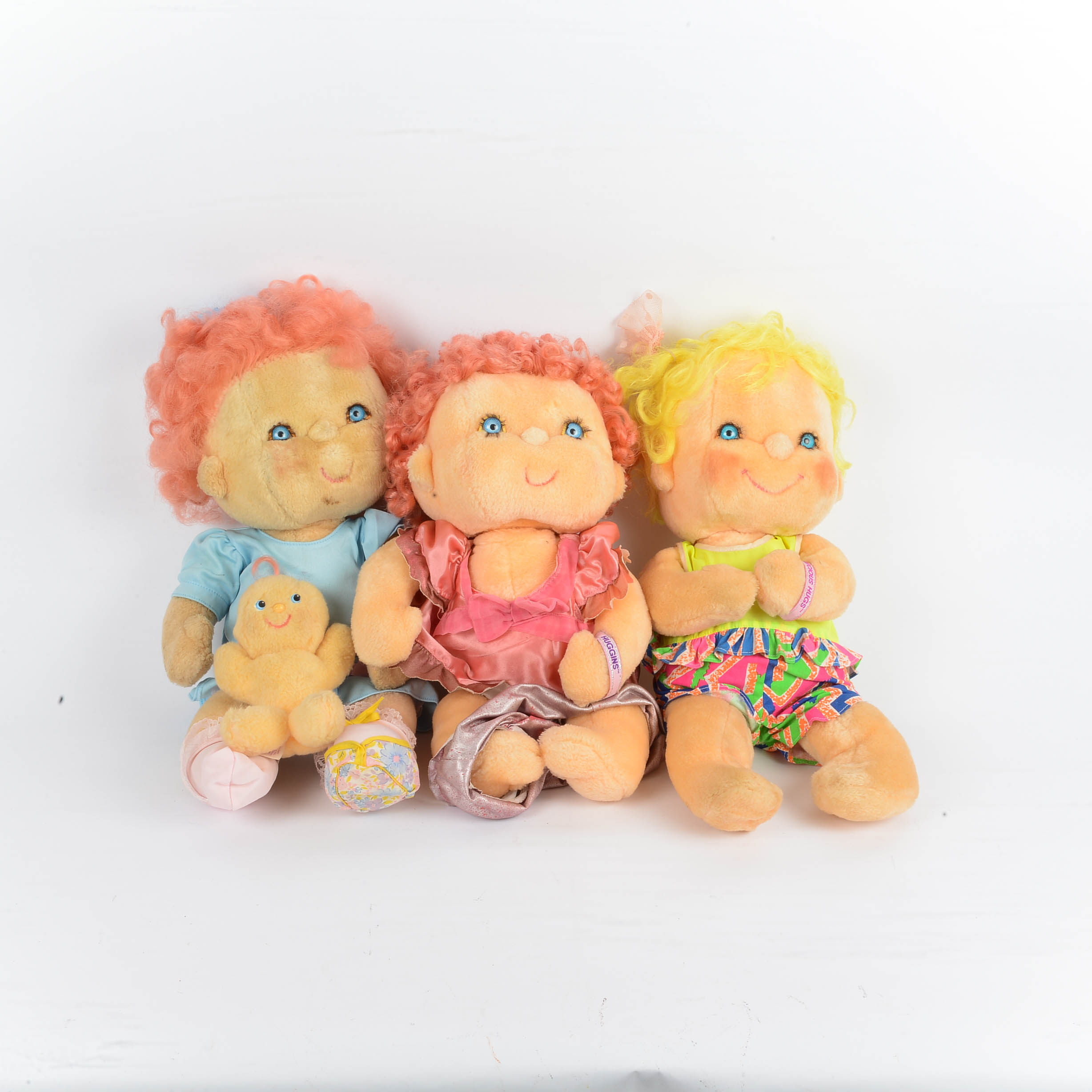 Three Hugga Bunch Huggins Dolls