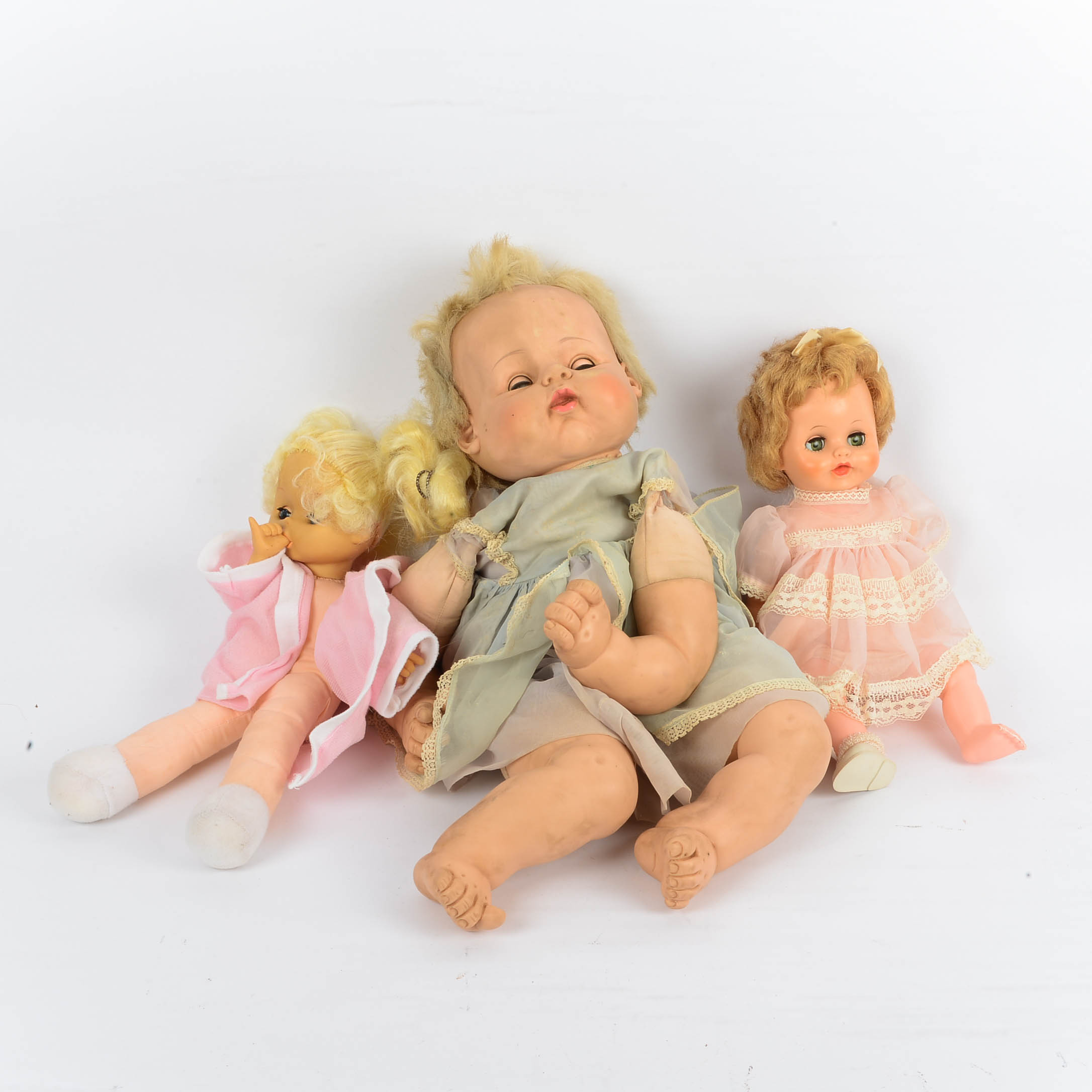 Trio of Vintage Dolls