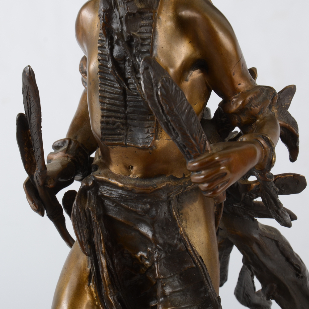 Frederic Remington Reproduction Bronze of "Indian Dancer"
