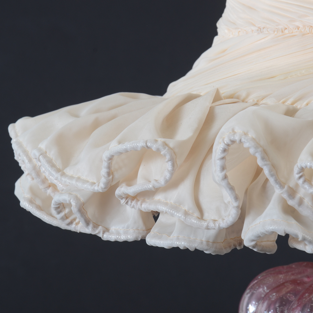 Vintage Art Glass Table Lamp