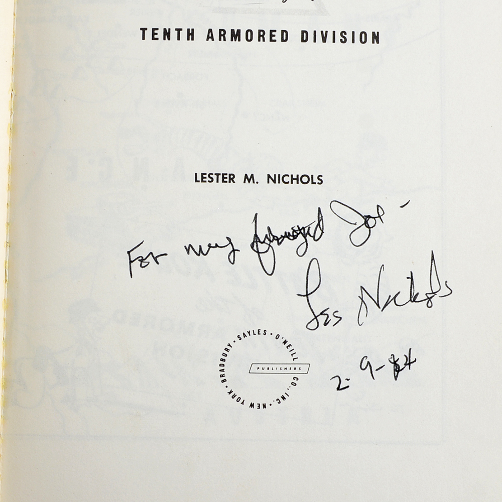 Signed Lester Nichols Book