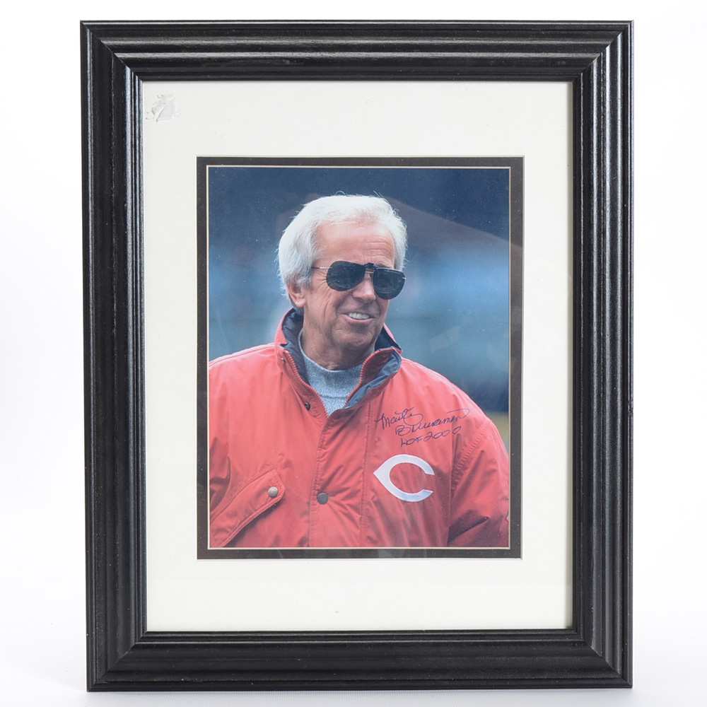 Marty Brennaman Signed Photo  COA