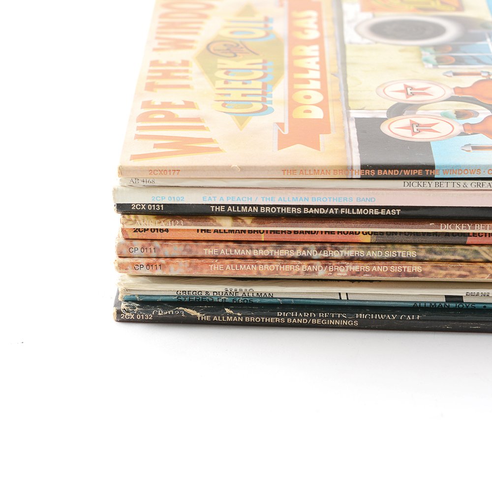 Collection of Allman Brothers Band and Associated Solo Vinyl Records