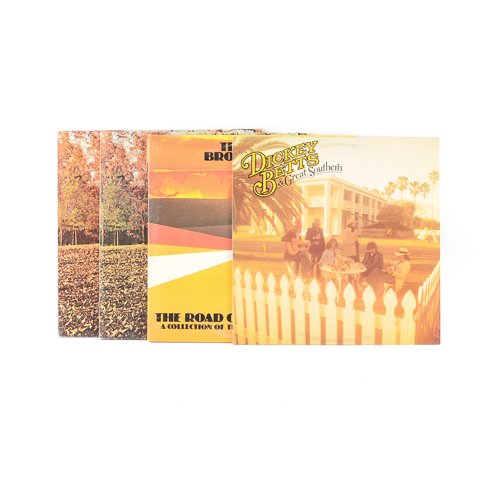 Collection of Allman Brothers Band and Associated Solo Vinyl Records