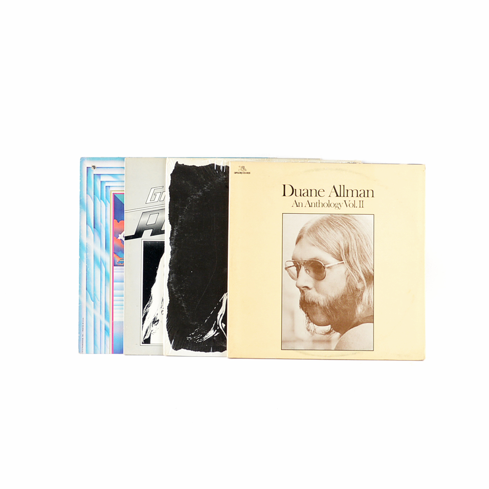 Collection of Allman Brothers Band and Associated Solo Vinyl Records