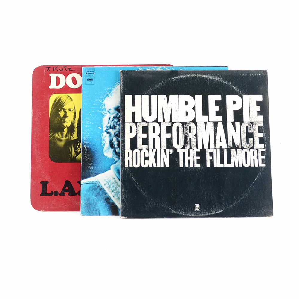 Bob Dylan, The Doors, and Other Classic Rock Vinyl Record Collection