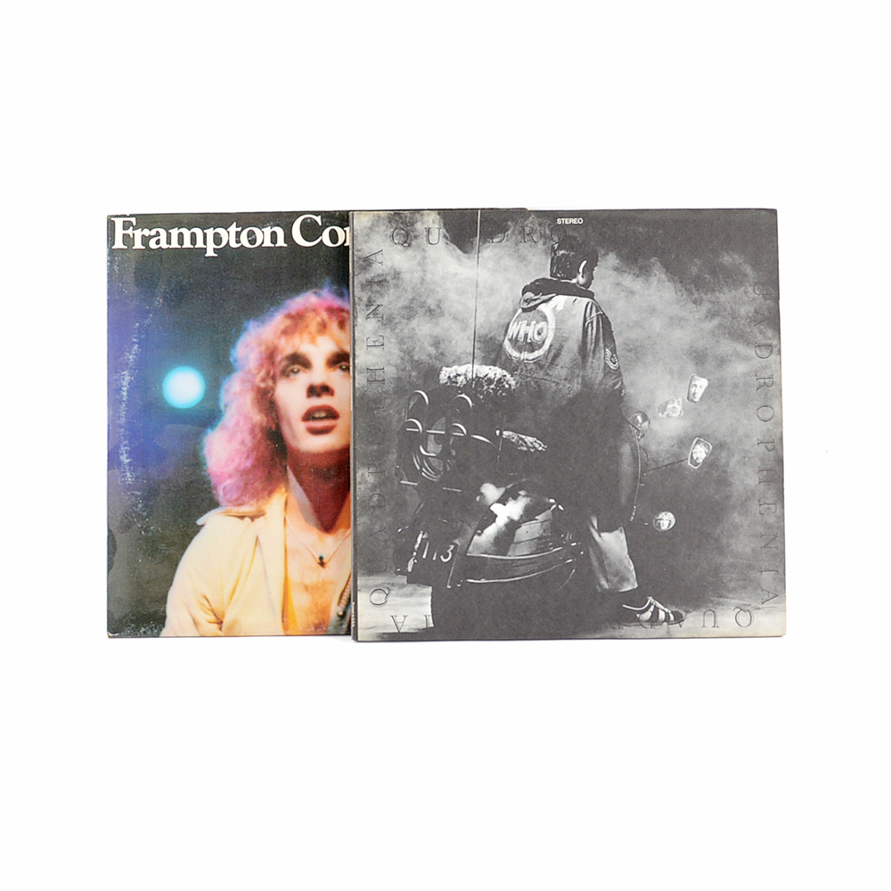 Bob Dylan, The Doors, and Other Classic Rock Vinyl Record Collection