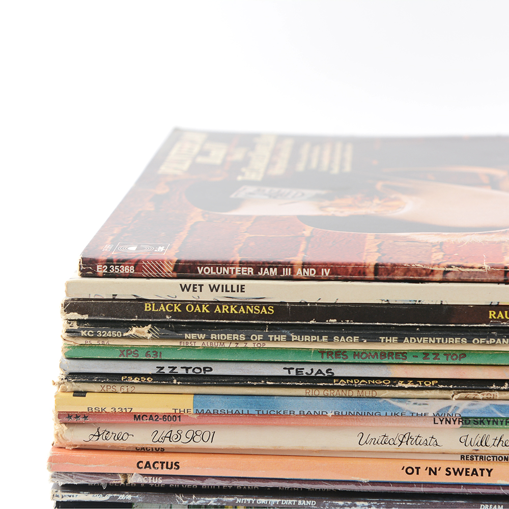 Vintage Southern Rock Vinyl Record Collection