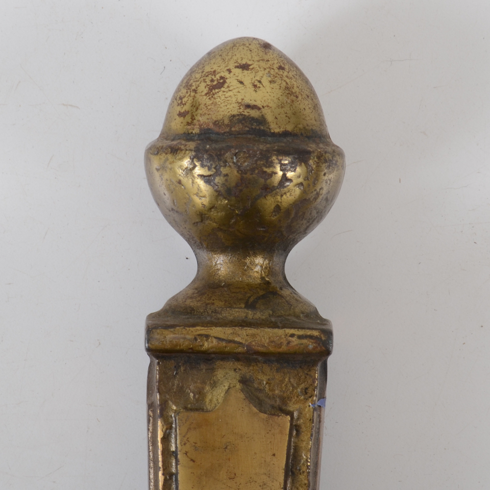 Vintage Cast Iron Andirons