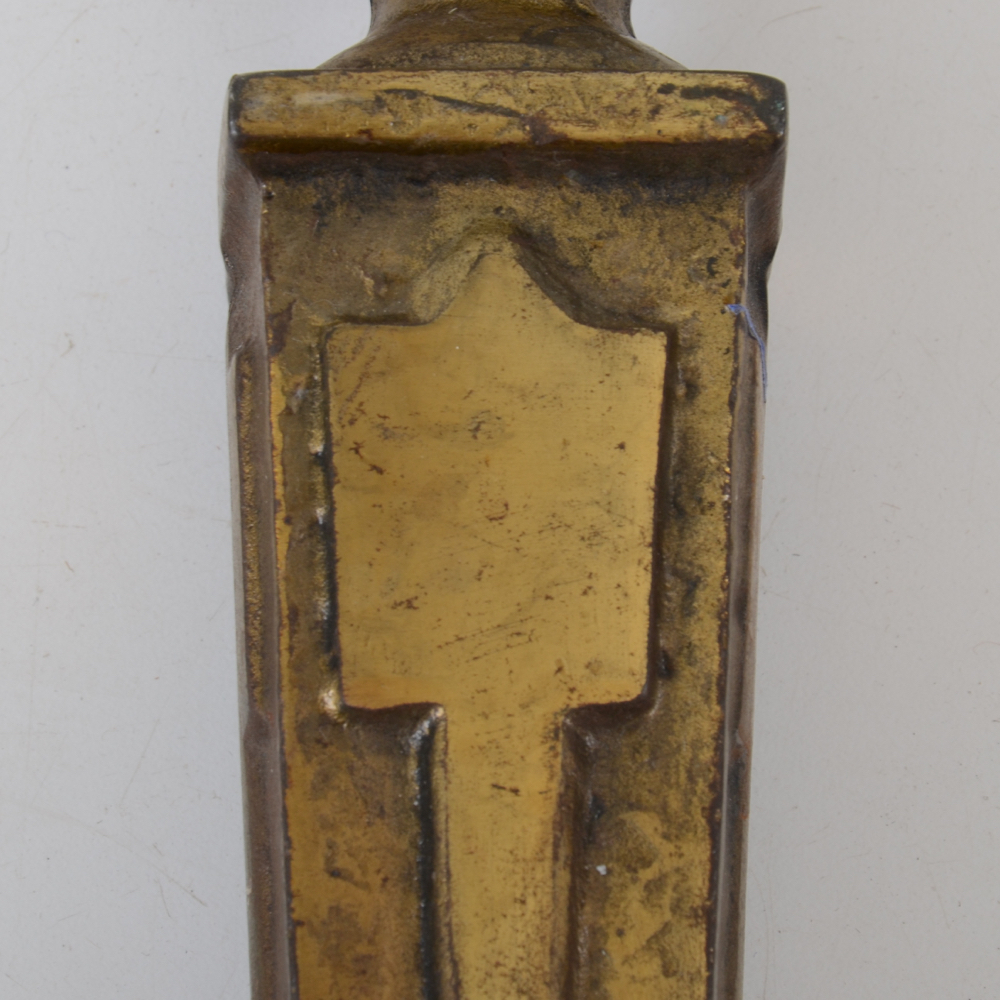 Vintage Cast Iron Andirons