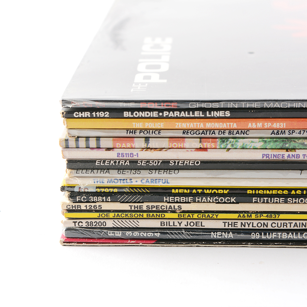 Purple Rain and Assorted 1980s Vinyl Record Collection