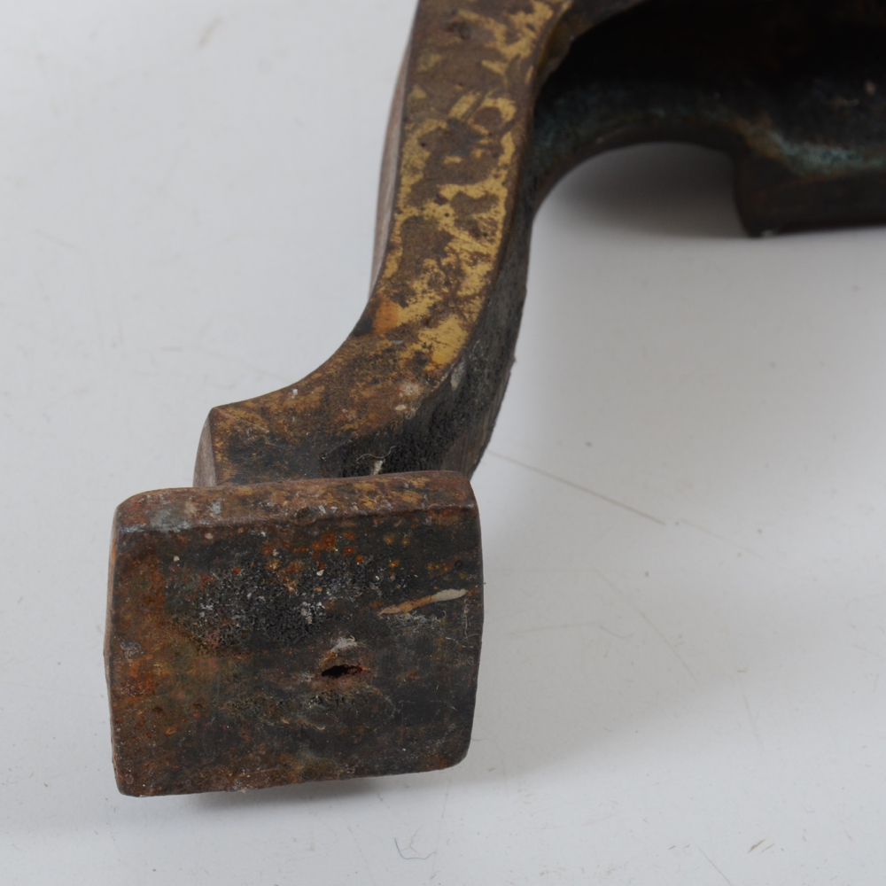 Vintage Cast Iron Andirons