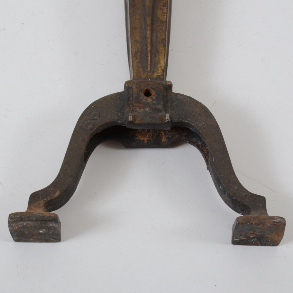 Vintage Cast Iron Andirons