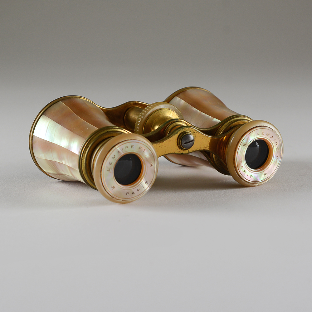 Pair of Antique French Mother of Pearl Opera Glasses
