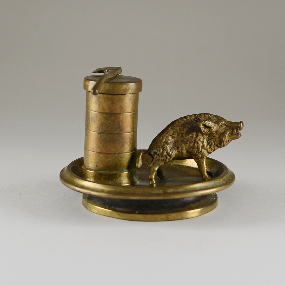 Brass Ash Receiver and Match Holder