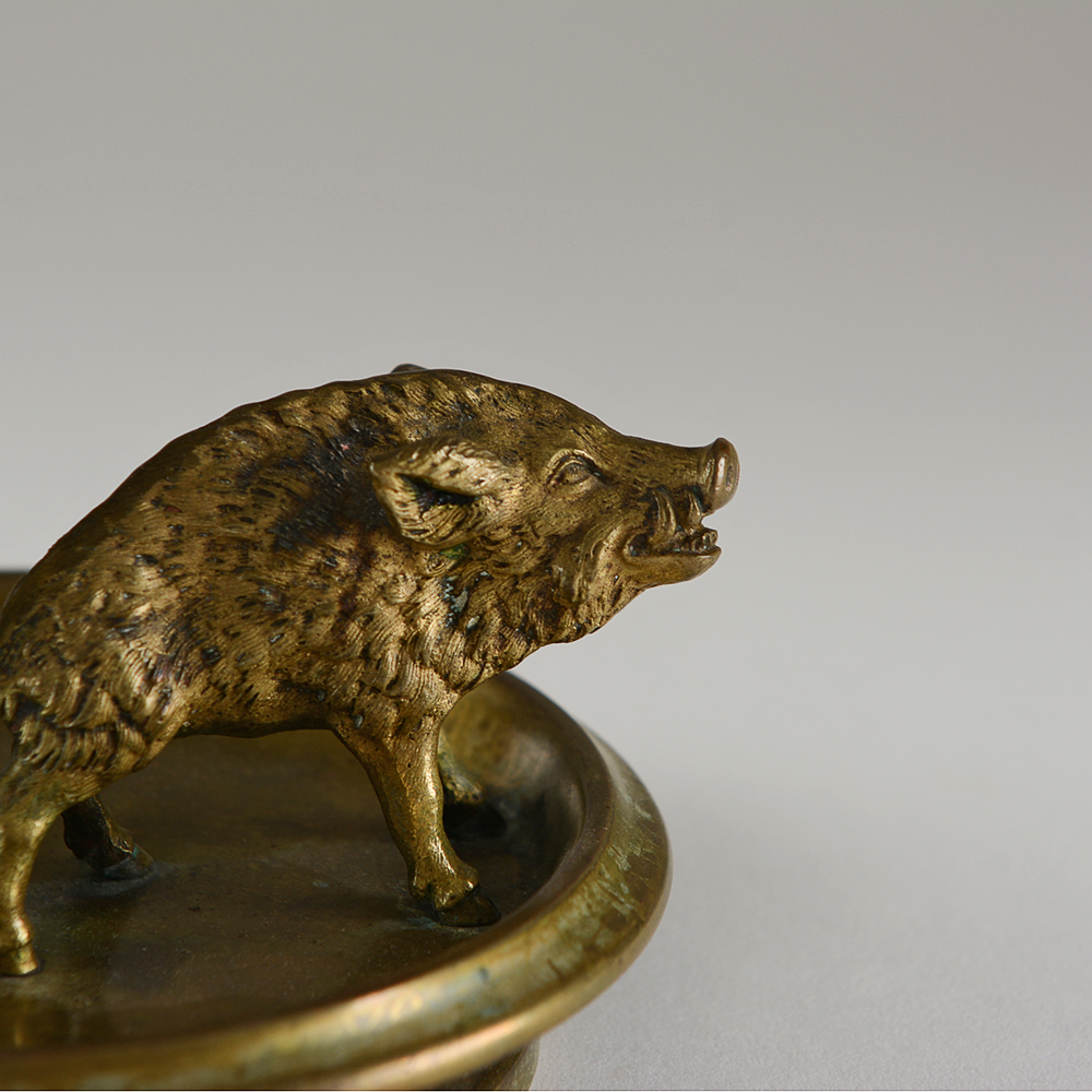 Brass Ash Receiver and Match Holder