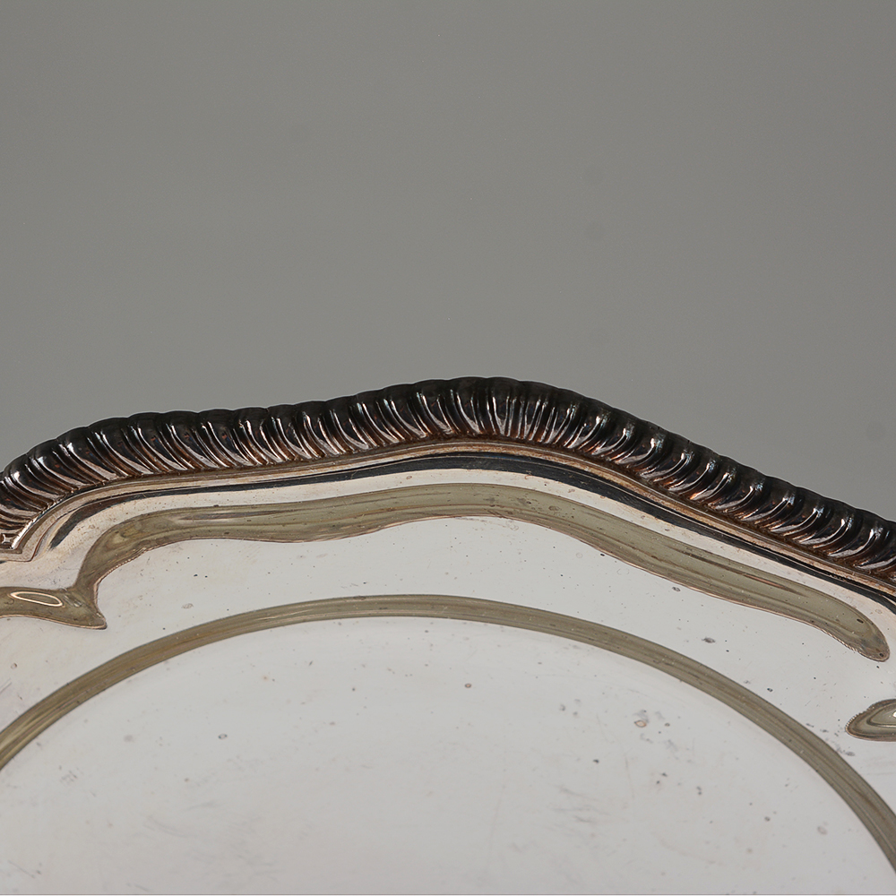 E.G. Webster & Son Silver Plated Charger Plates