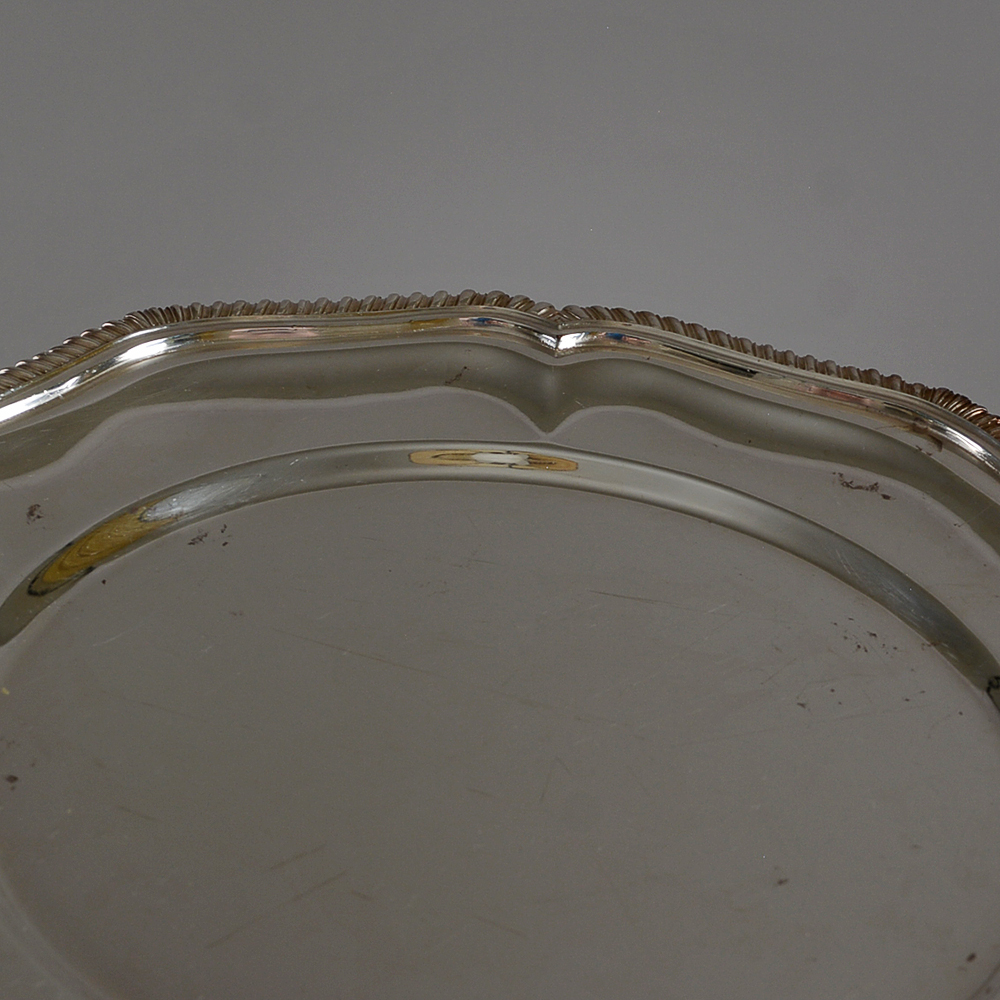 E.G. Webster & Son Silver Plated Charger Plates