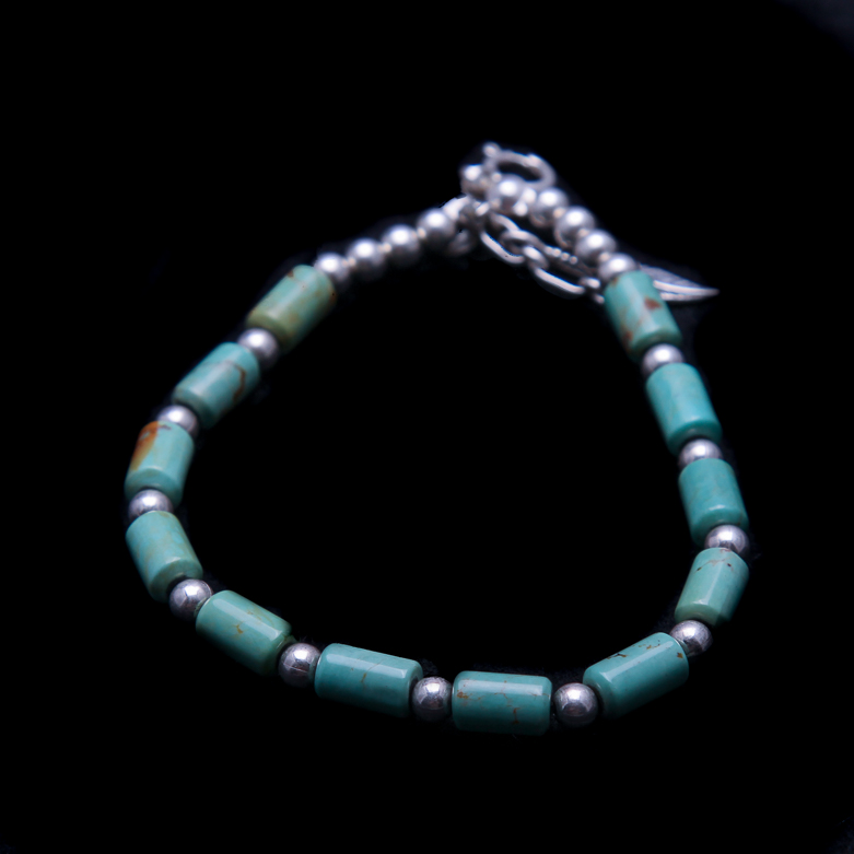 Assortment of Sterling Silver Beaded Bracelets