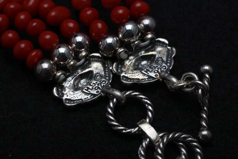 Assortment of Sterling Silver Beaded Bracelets