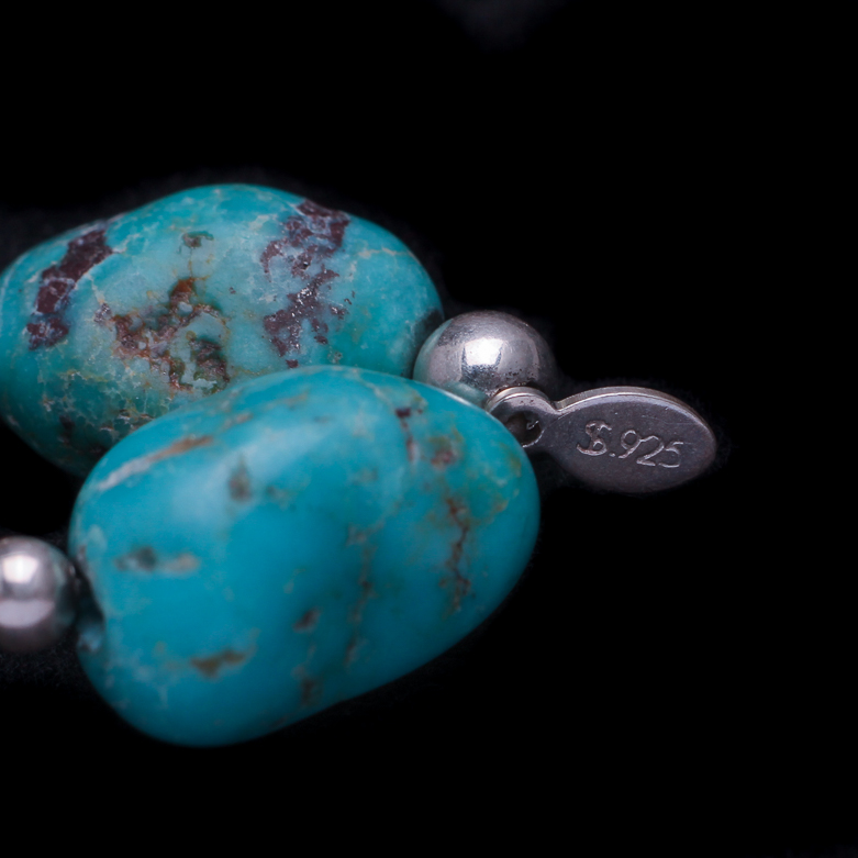 Assortment of Sterling Silver Beaded Bracelets