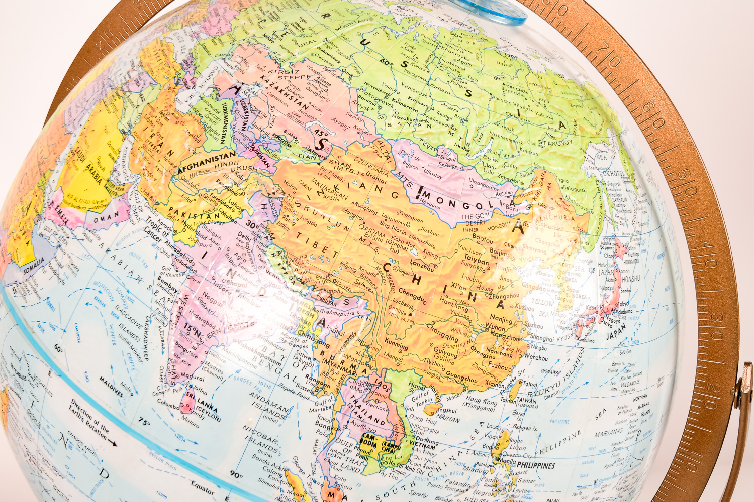 Globe and Gumball Dispenser