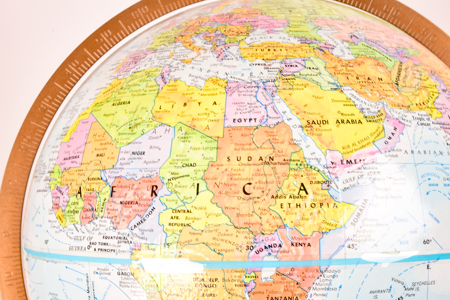 Globe and Gumball Dispenser