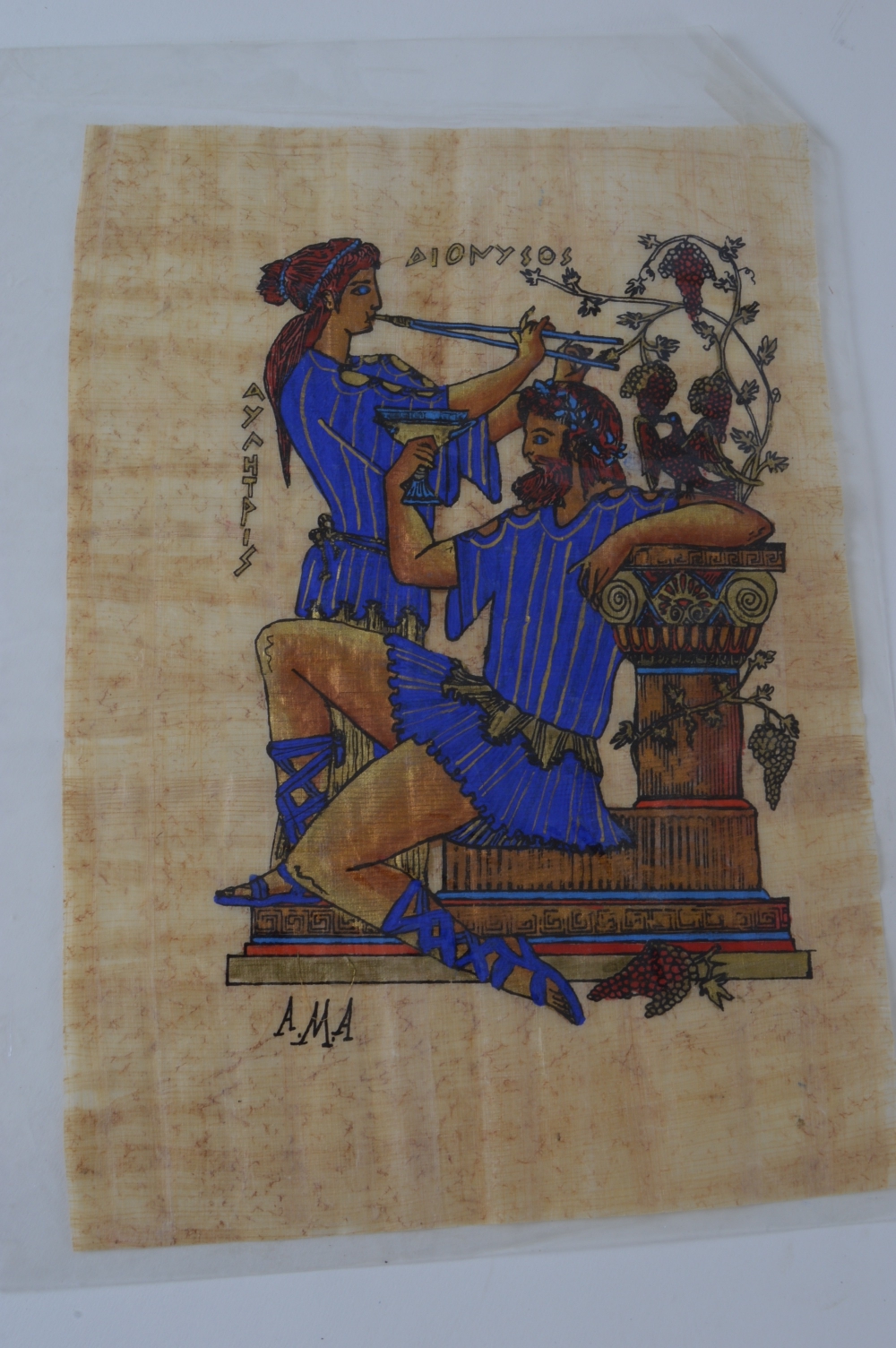 Greek Paintings on Papyrus