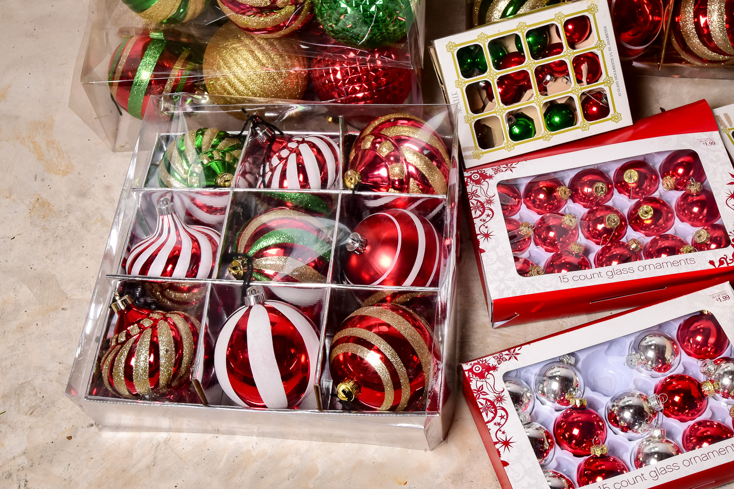 Collection of Christmas Ornaments