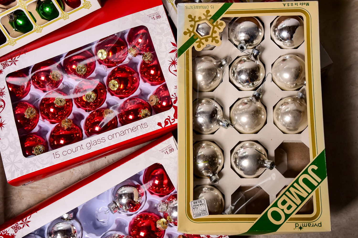 Collection of Christmas Ornaments