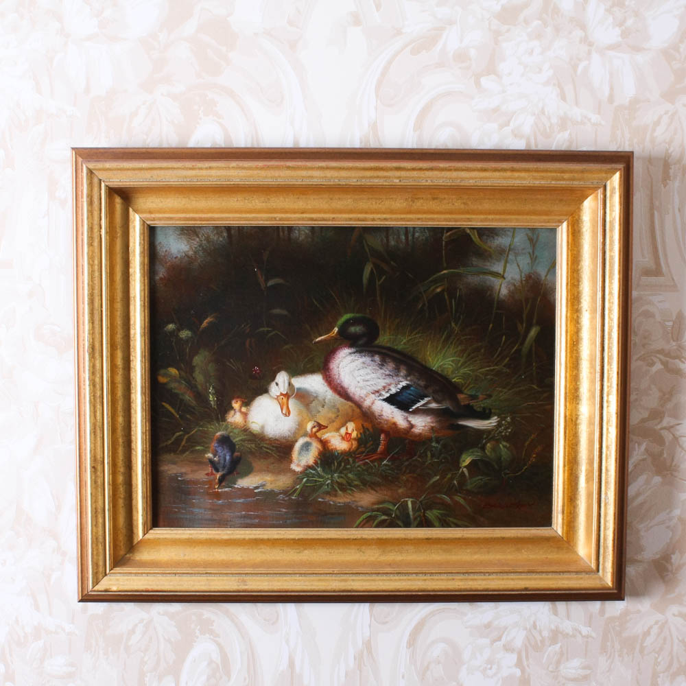 Original Wildlife Oil Painting By Borofsky