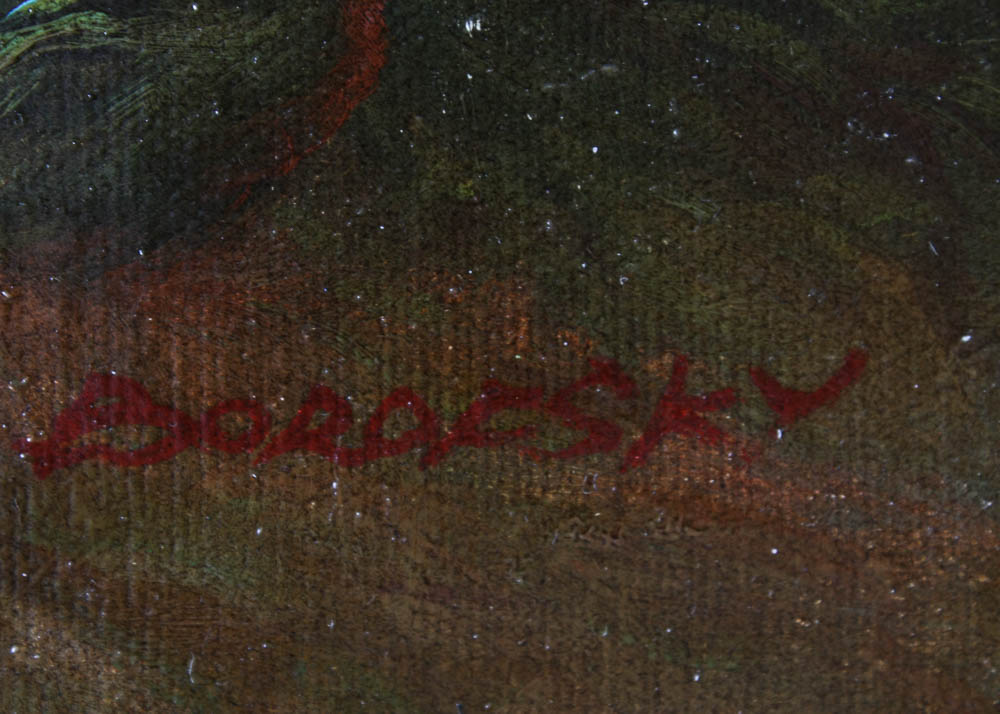 Original Wildlife Oil Painting By Borofsky