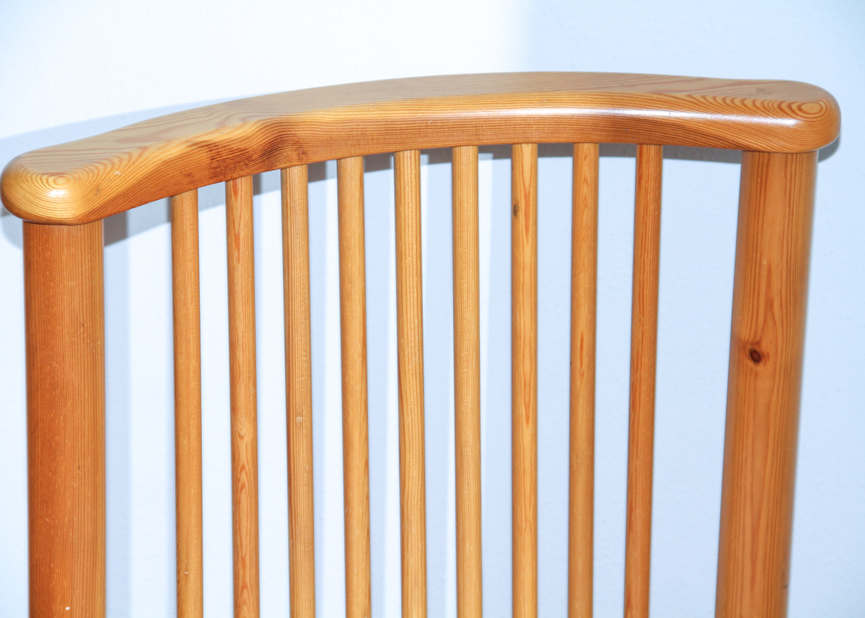 Vintage Birch Desk and PIne Chair