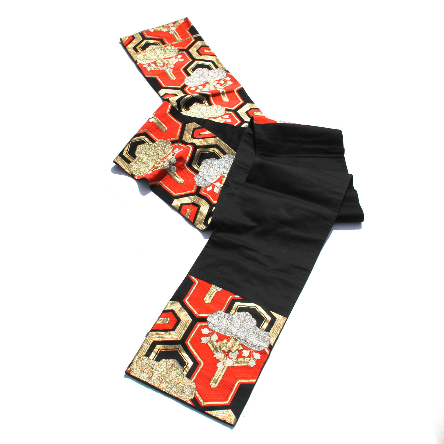 Vintage Japanese Silk Fukuro Obi