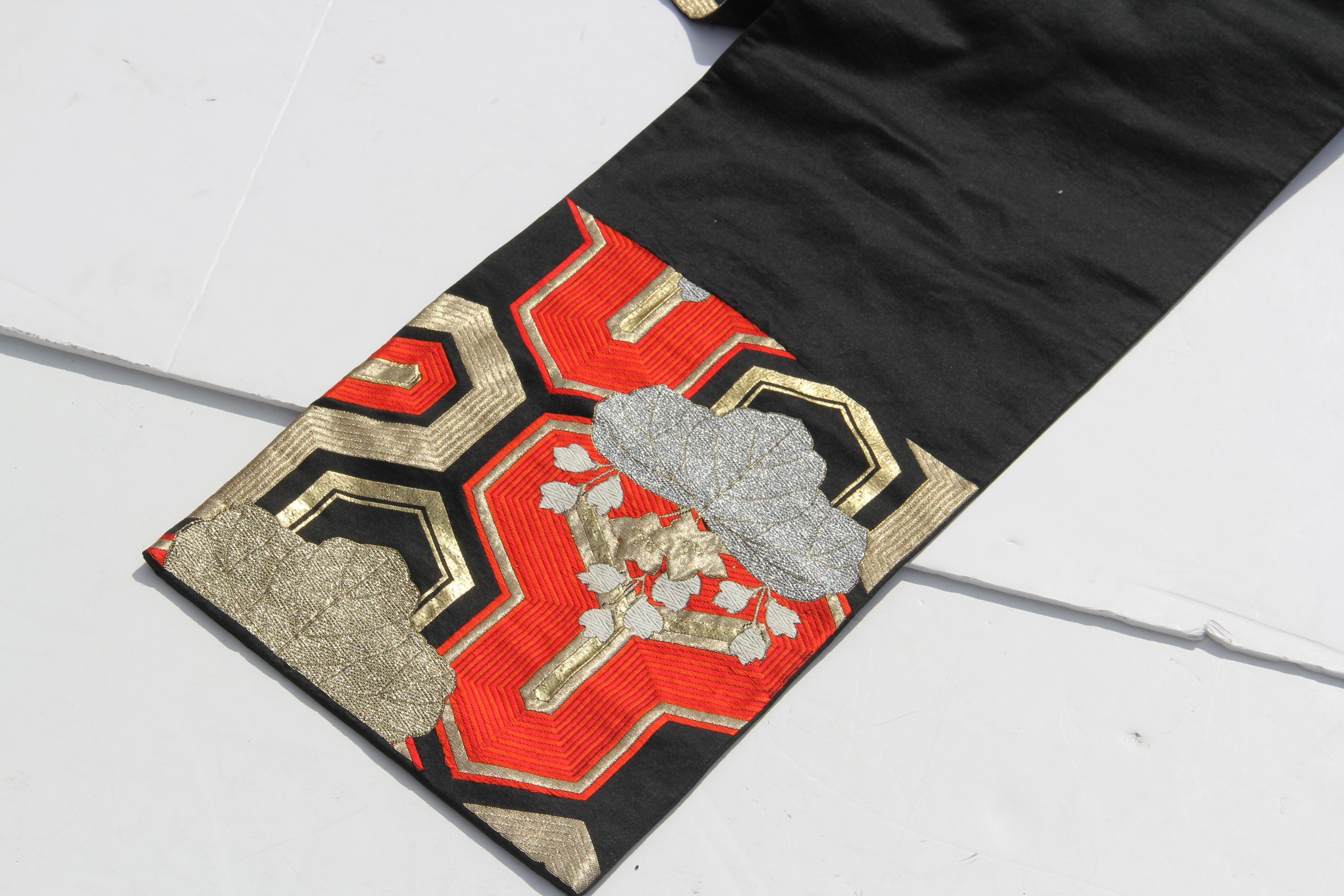 Vintage Japanese Silk Fukuro Obi