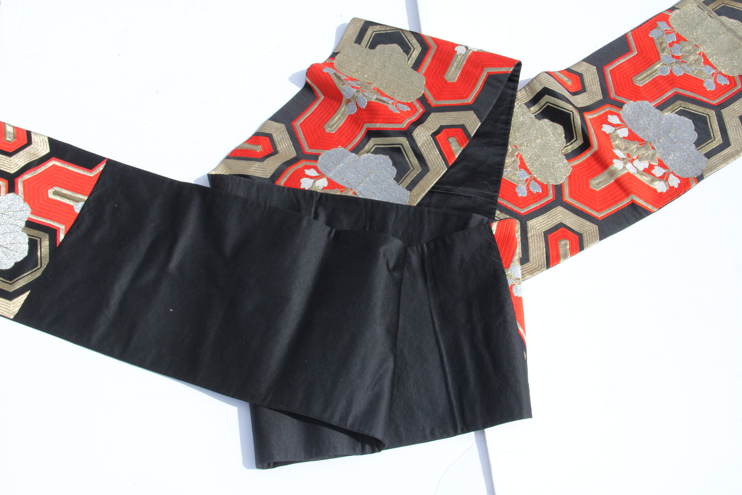 Vintage Japanese Silk Fukuro Obi