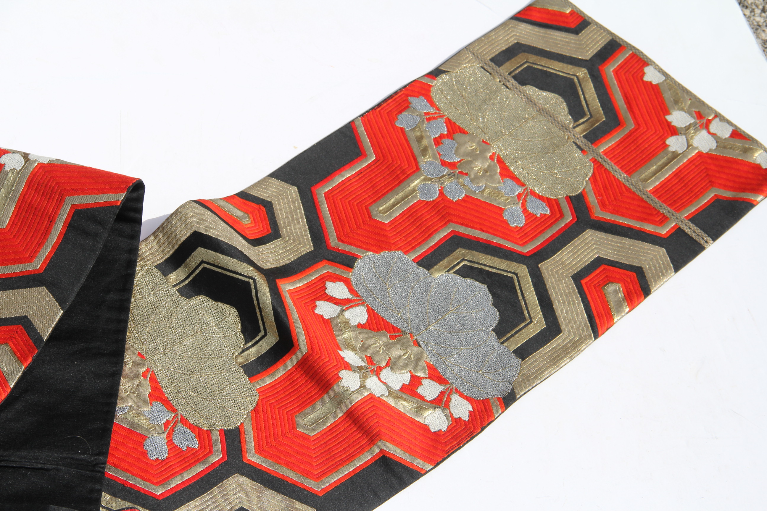 Vintage Japanese Silk Fukuro Obi