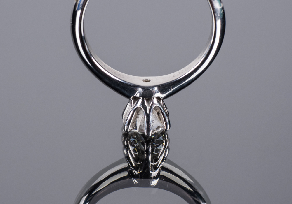 TIFFANY & Co. Platinum Diamond Solitaire Ring