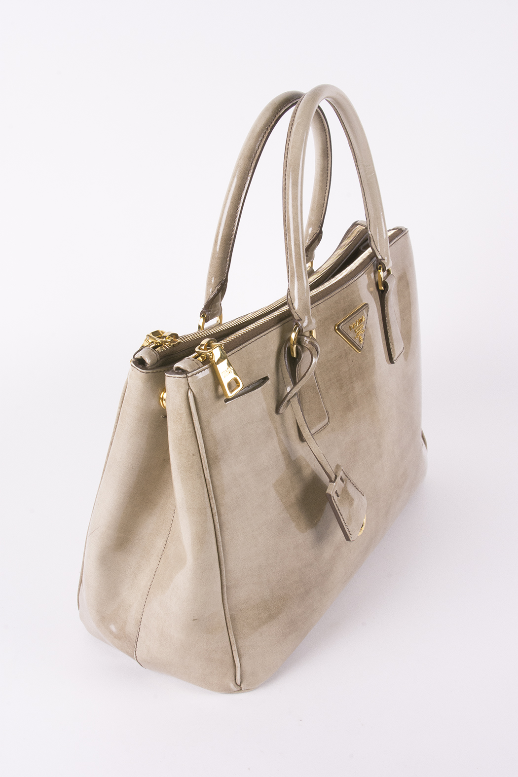 Prada "Spazzolato" Double Zip Tote