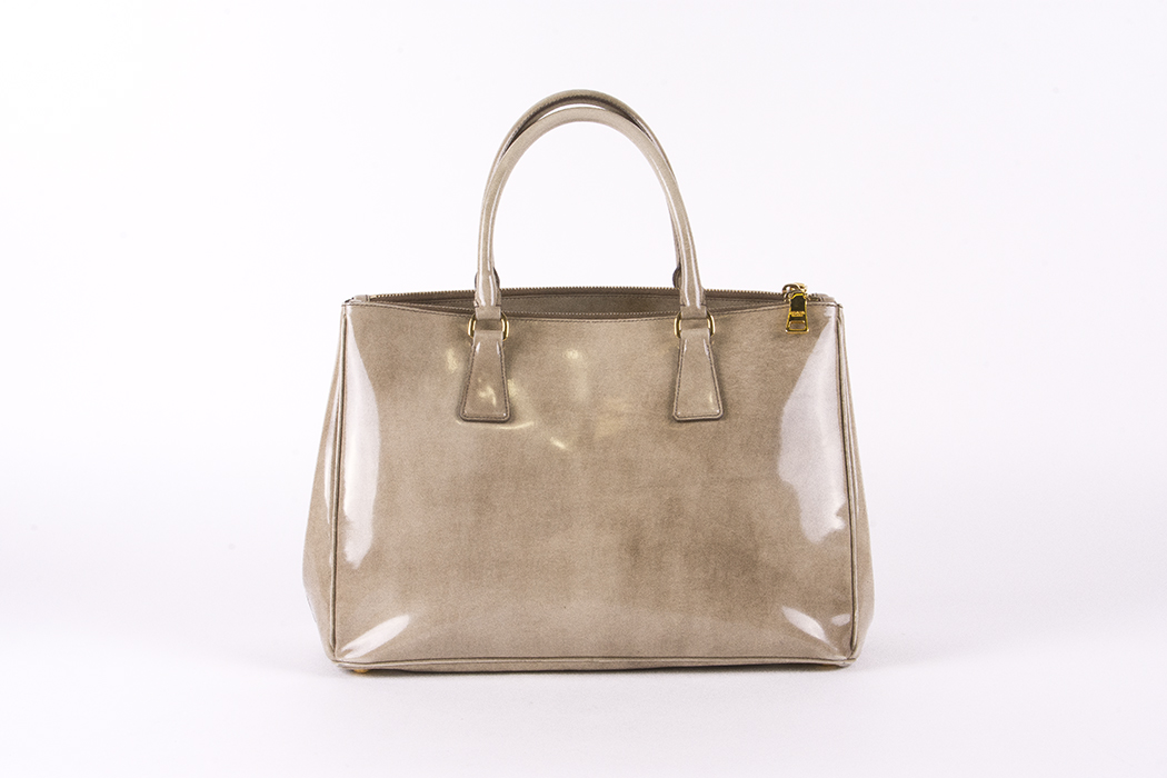 Prada "Spazzolato" Double Zip Tote