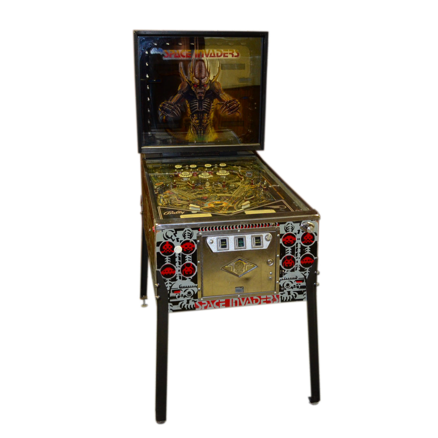 1980 Space Invaders Bally Pinball Machine