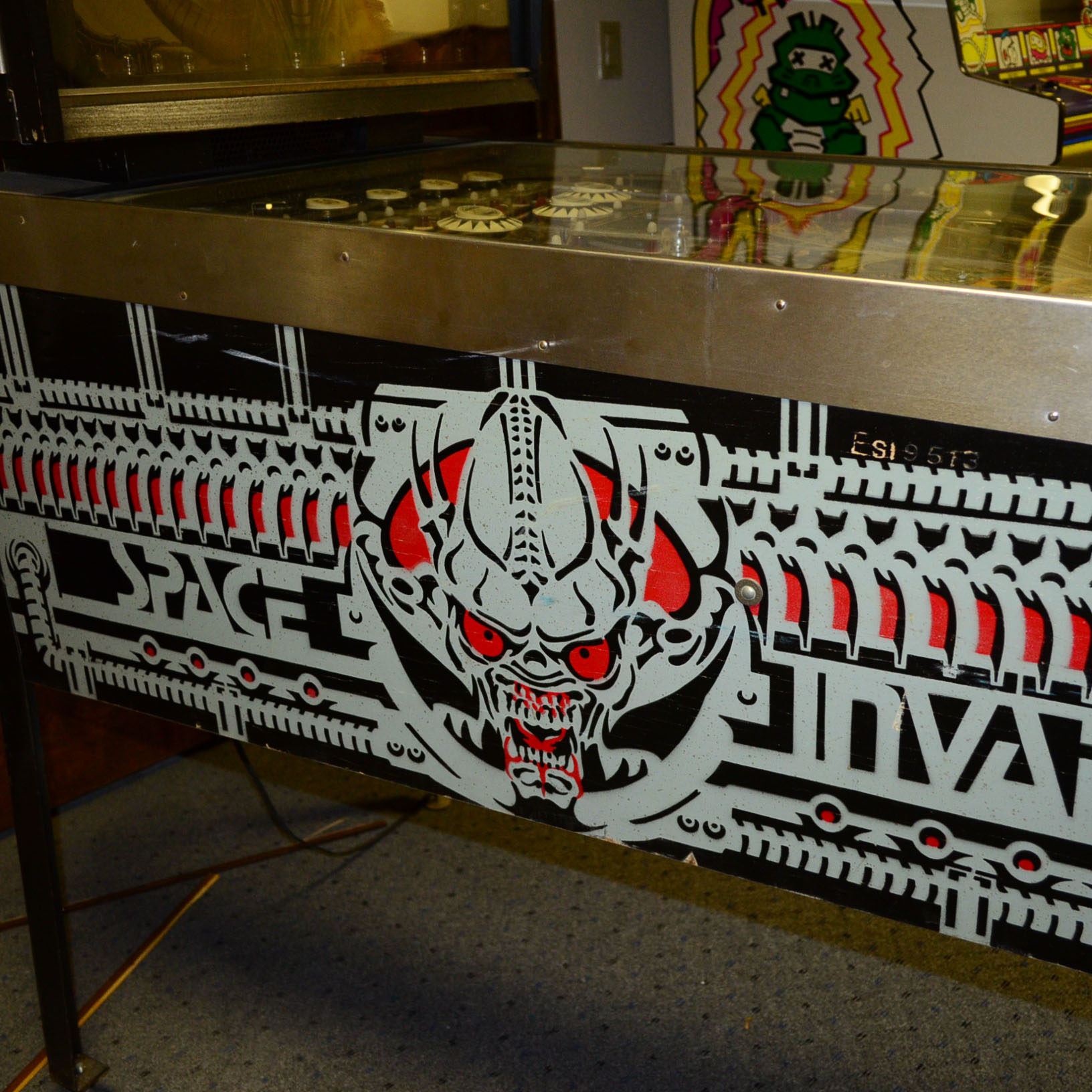 1980 Space Invaders Bally Pinball Machine