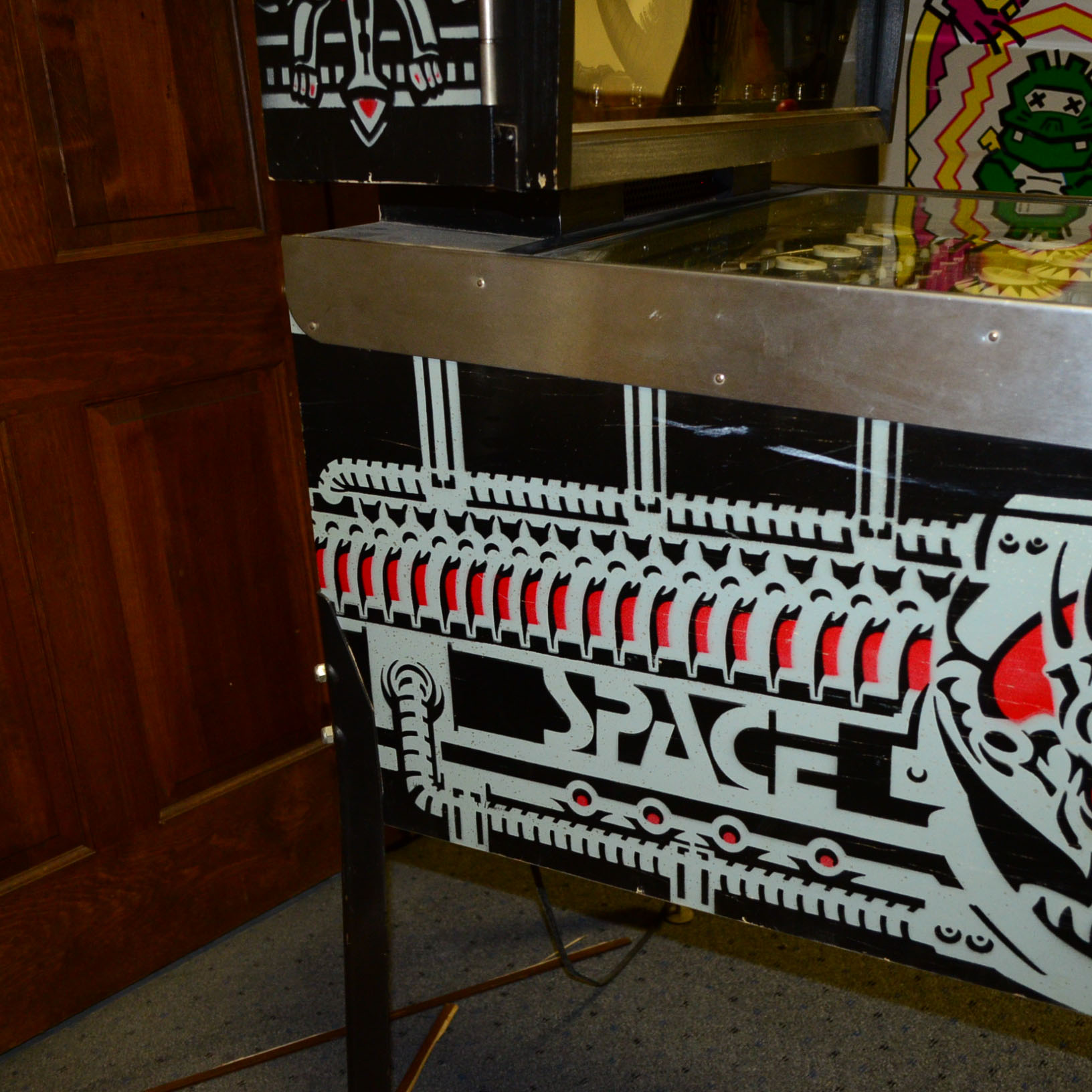 1980 Space Invaders Bally Pinball Machine