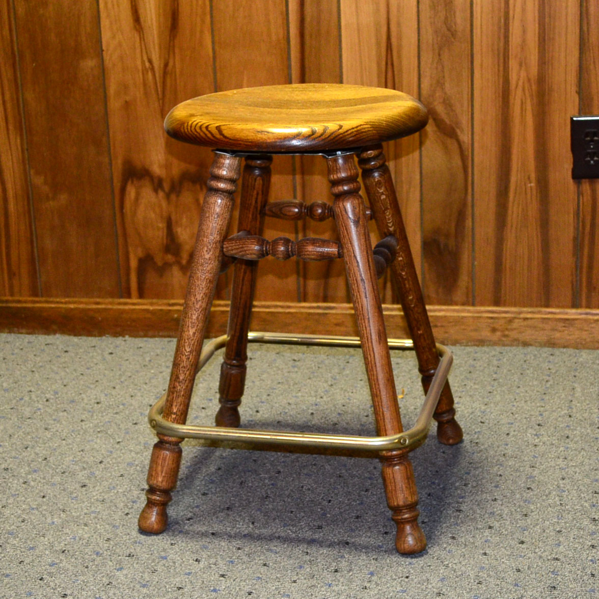 Short Wooden Stools