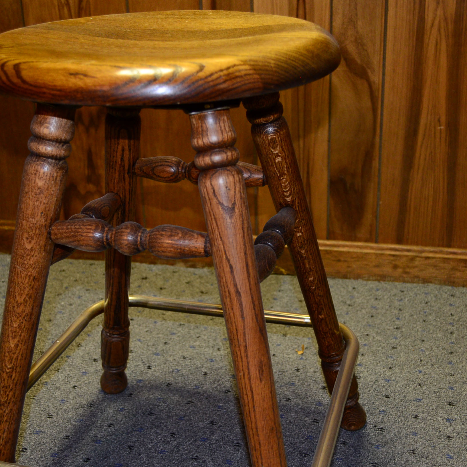 Short Wooden Stools
